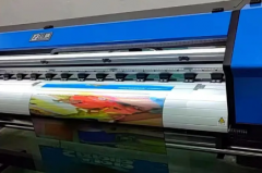 UV卷材打印机，UV机展示机，正常打图，送货安装有售后
